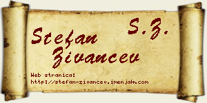 Stefan Živančev vizit kartica